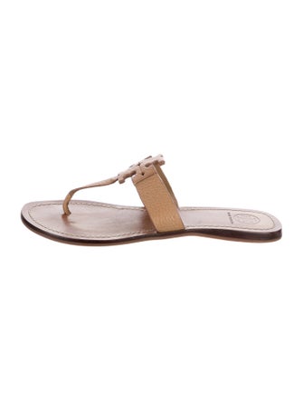 Tory Burch Leather Flip Flops