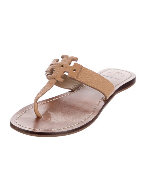 Tory Burch Leather Flip Flops