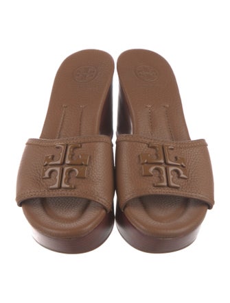 Tory Burch Leather Slides