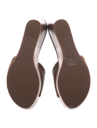 Tory Burch Leather Slides