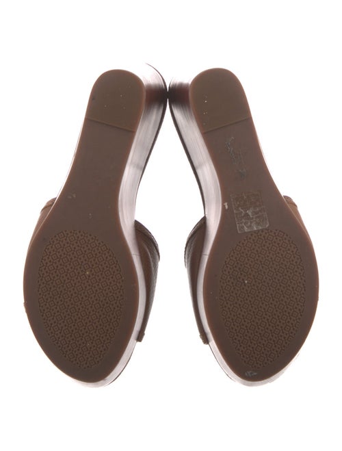 Tory Burch Leather Slides