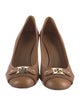 Tory Burch Signature Logo Leather Ballet Flats