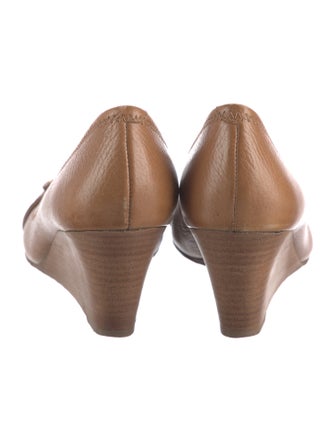 Tory Burch Signature Logo Leather Ballet Flats