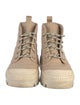 Tory Burch Canvas Combat Boots