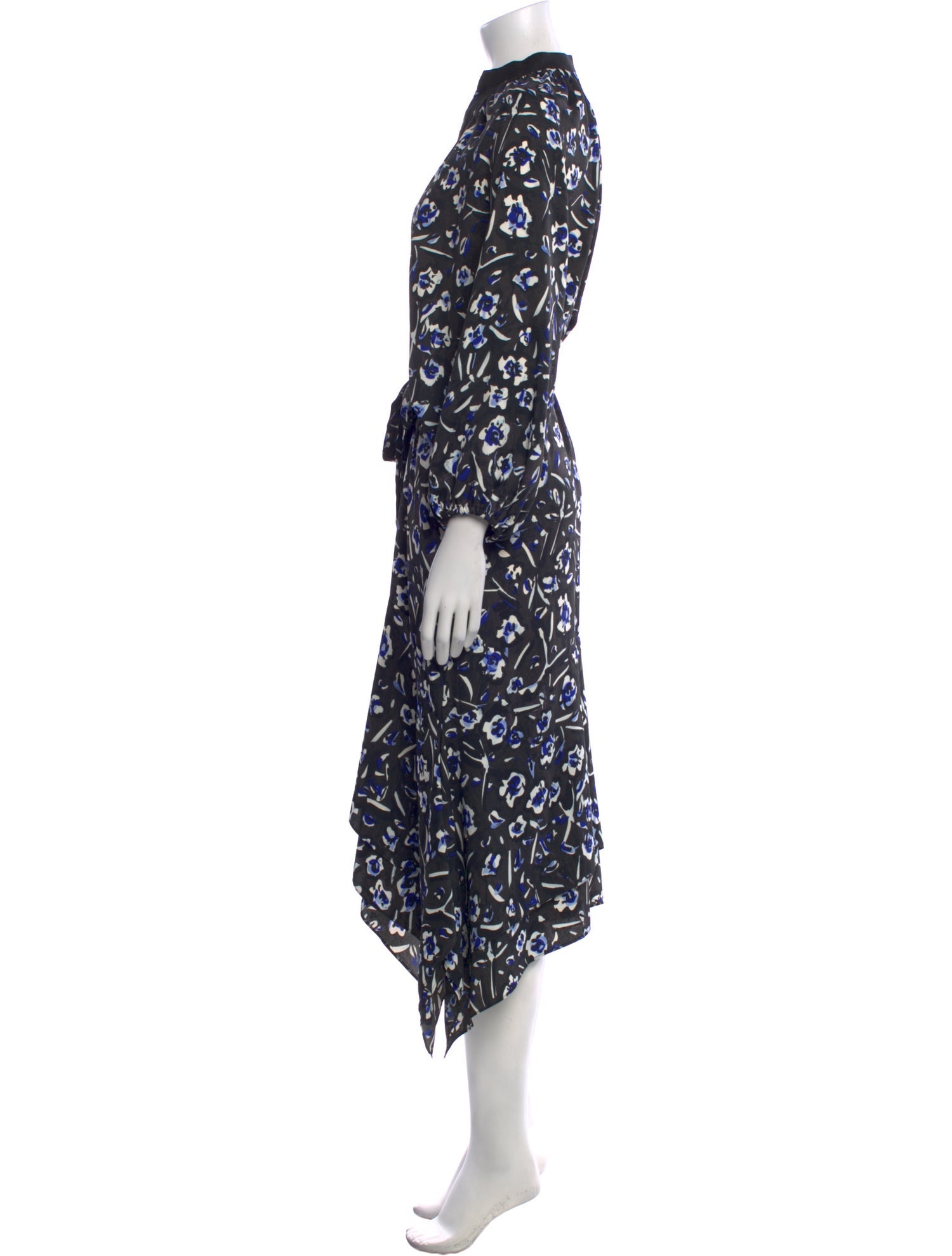 Tory Burch Floral Print Long Dress