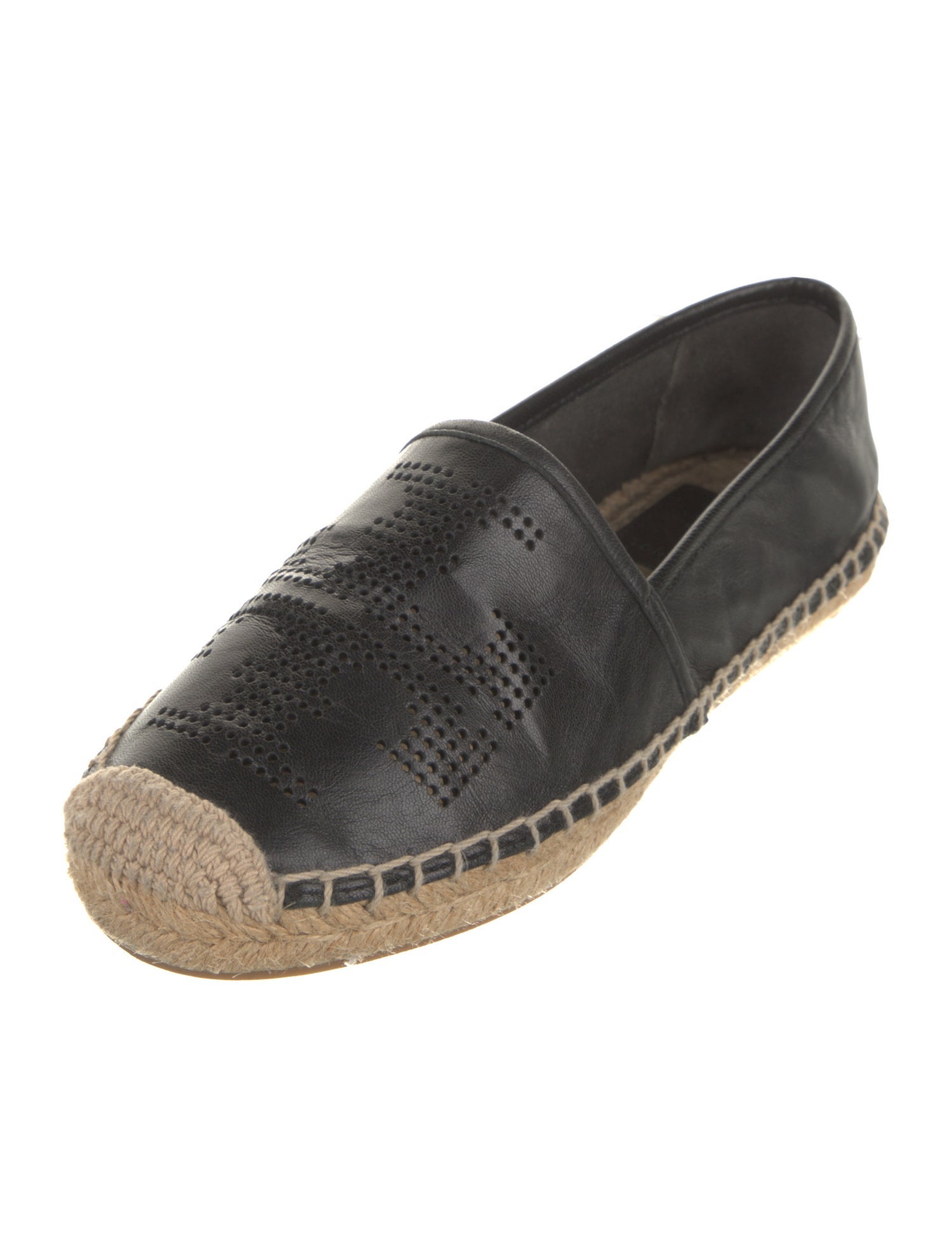Tory Burch Leather Patterned Espadrilles