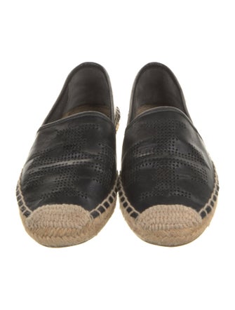 Tory Burch Leather Patterned Espadrilles