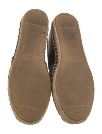 Tory Burch Leather Patterned Espadrilles