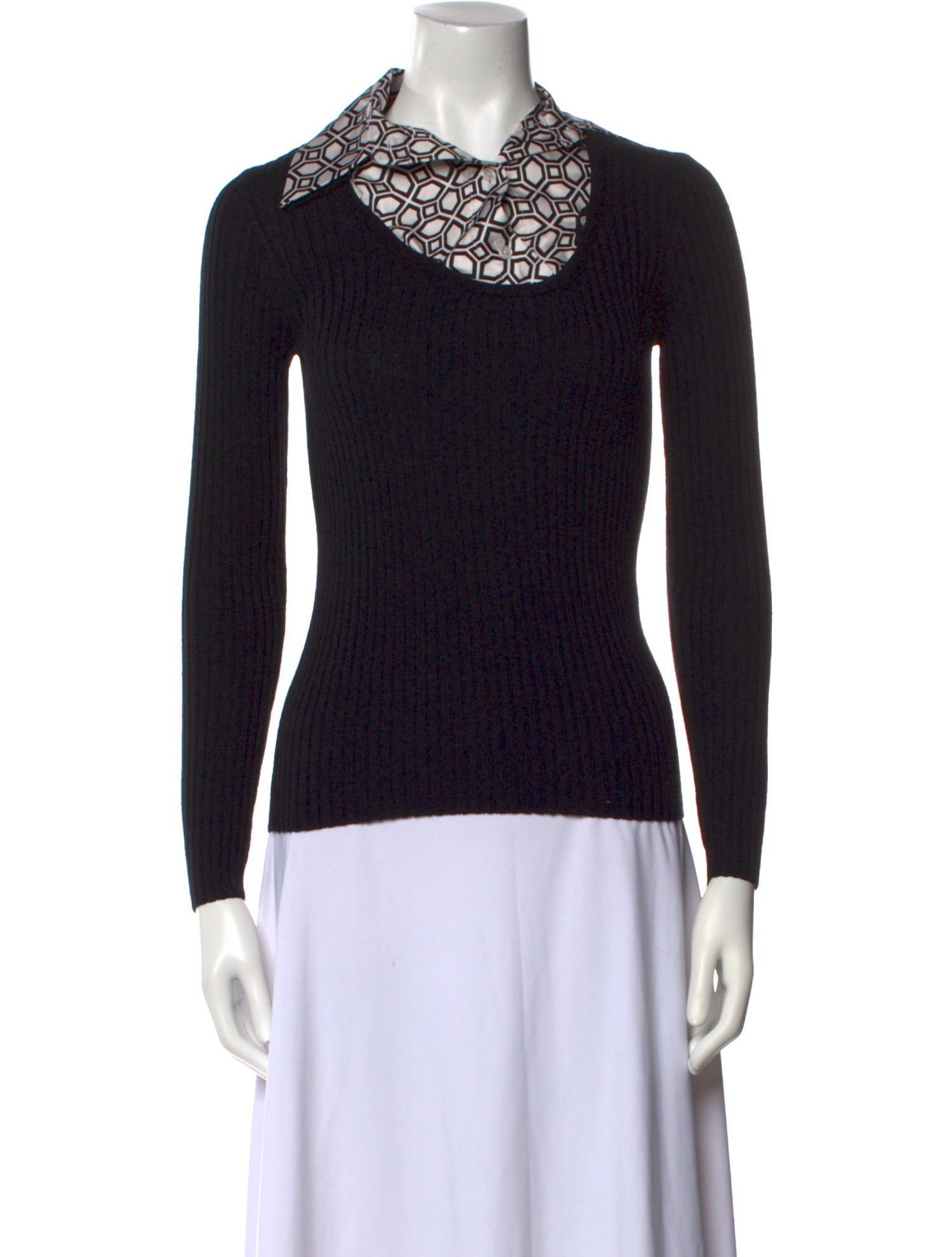 Tory Burch Wool Printed Sweater