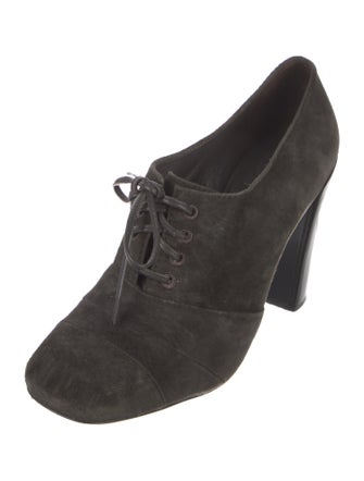 Tory Burch Suede Lace-Up Boots