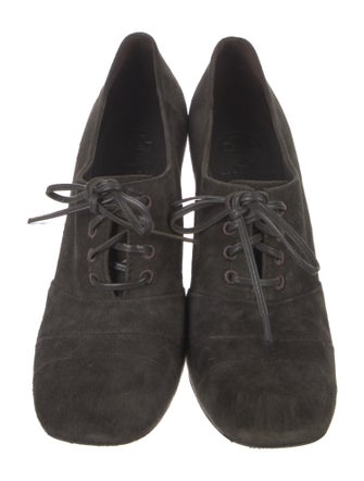Tory Burch Suede Lace-Up Boots
