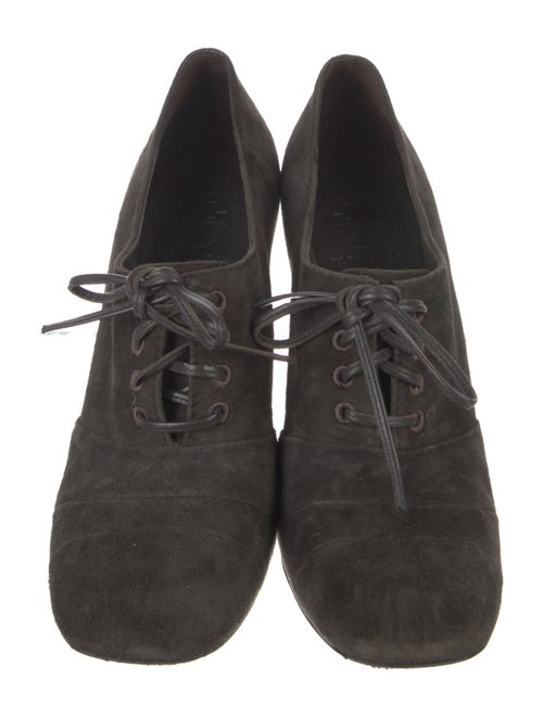 Tory Burch Suede Lace-Up Boots
