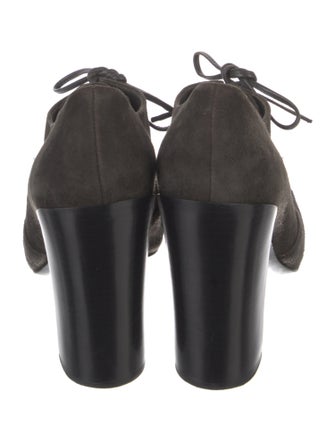 Tory Burch Suede Lace-Up Boots