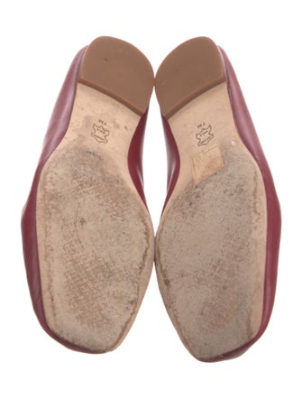 Tory Burch Leather Bow Accents Loafers