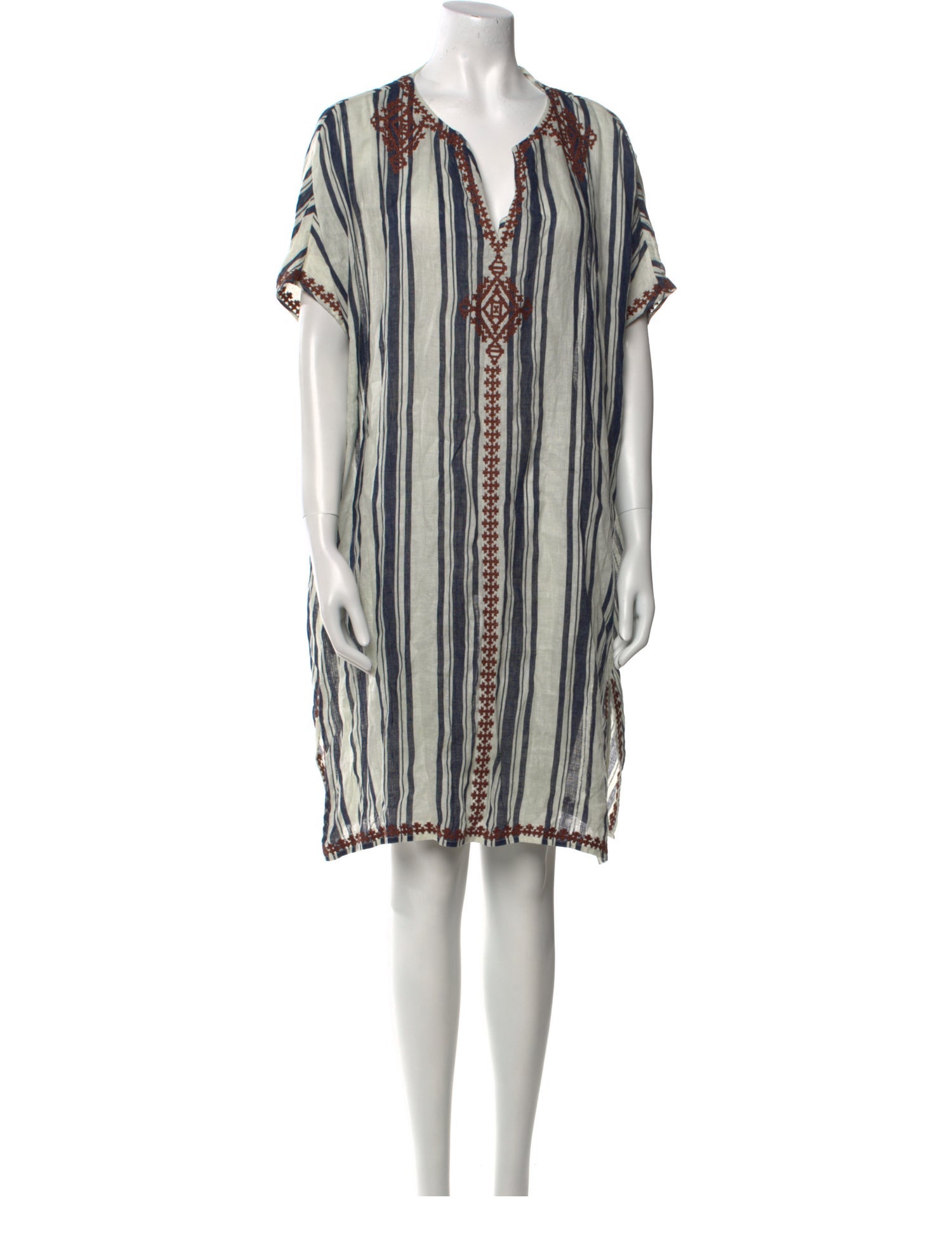 Tory Burch Striped Mini Dress