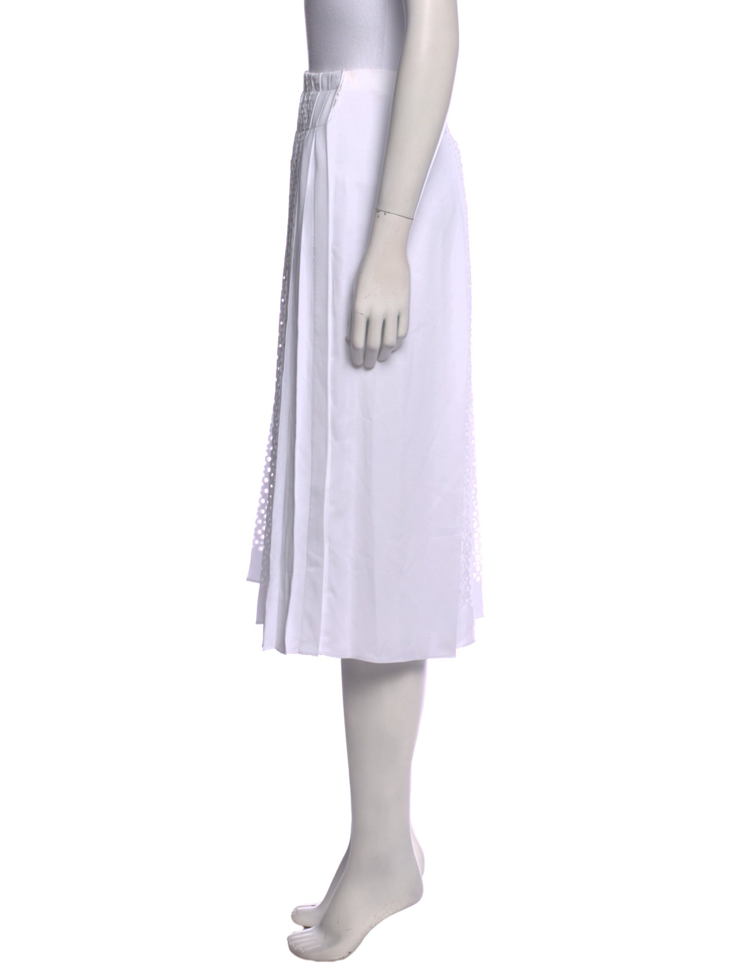 Tory Burch Lasercut Accents Knee-Length Skirt