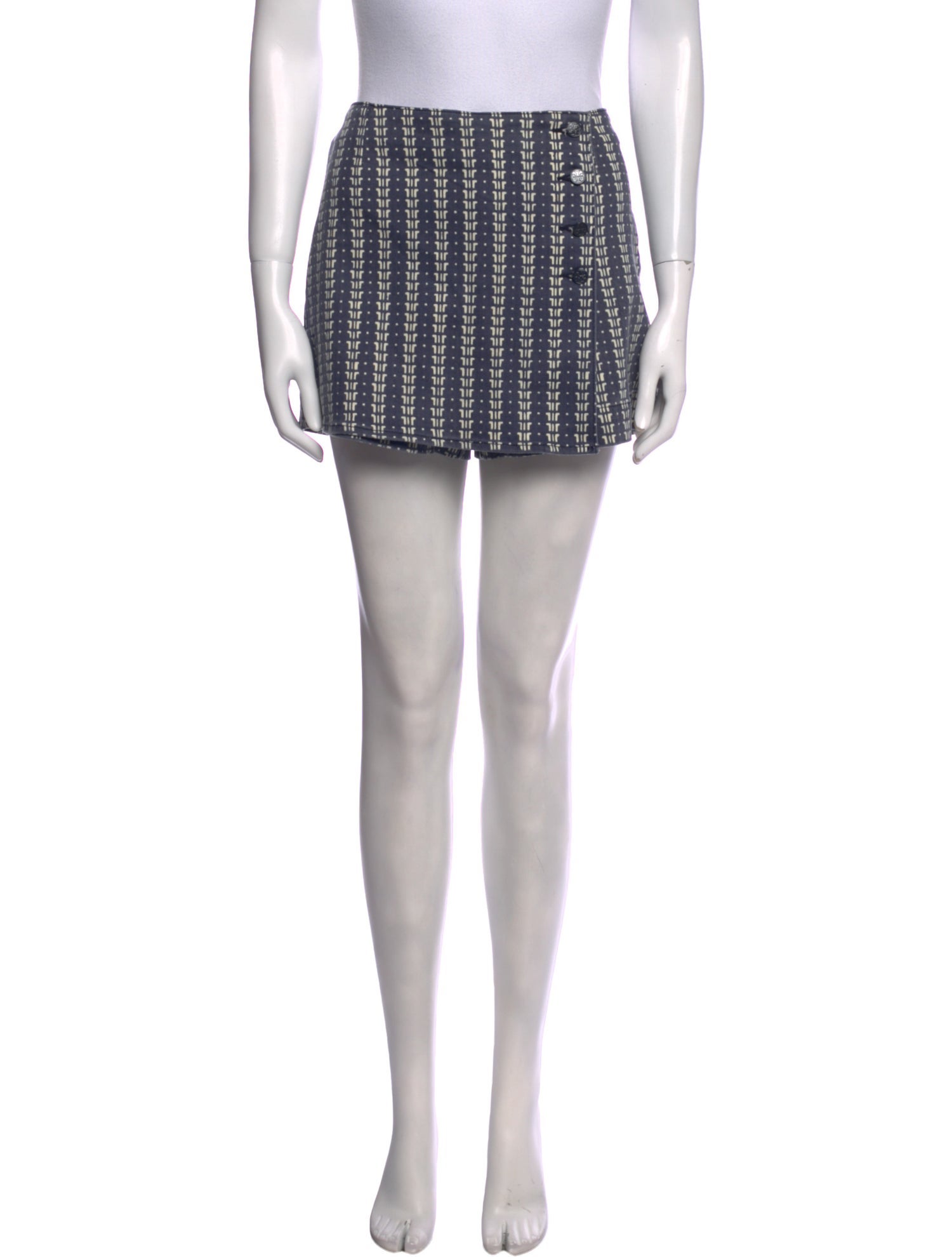 Tory Burch Striped Mini Shorts