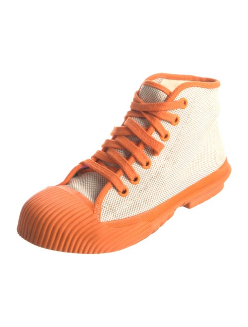 Tory Burch Canvas Printed Sneakers