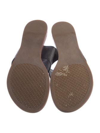 Tory Burch Leather Slides