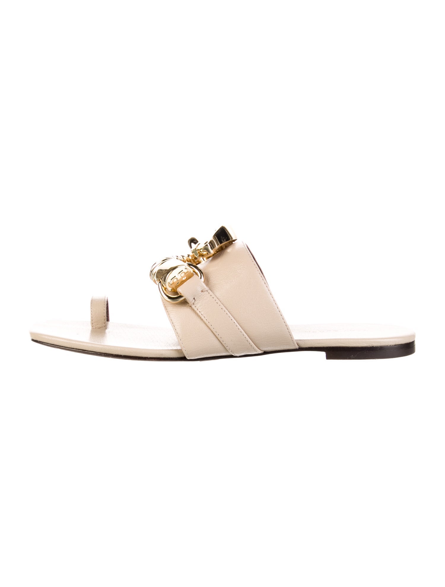 Tory Burch Leather Slides