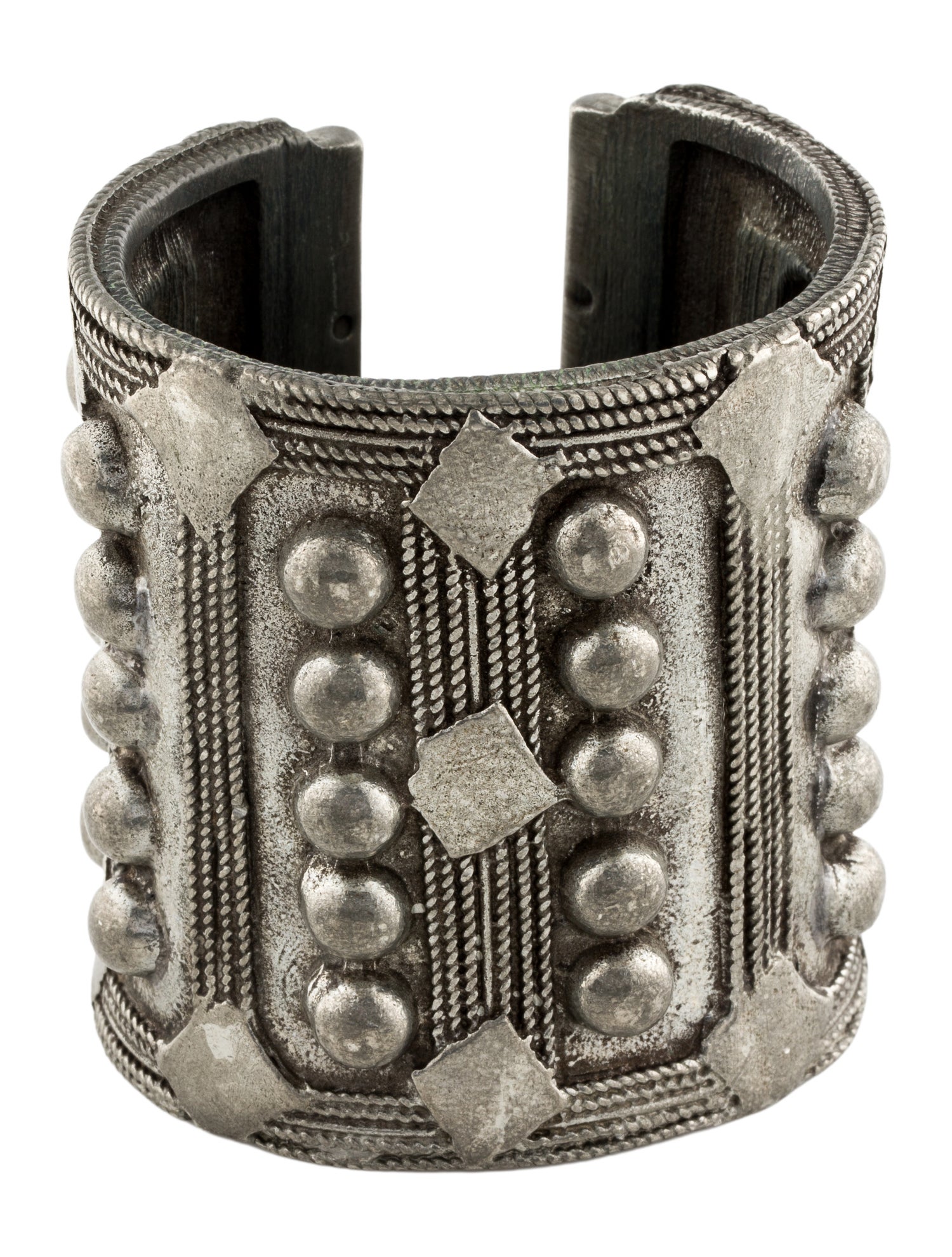 Helmut Lang Reissue Handcuff Bracelet - Silver-Tone Metal