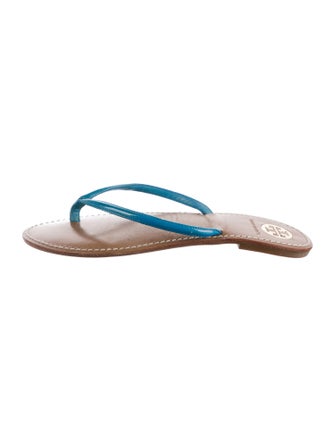 Tory Burch Leather Flip Flops