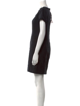 Tory Burch Scoop Neck Midi Length Dress