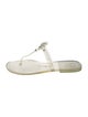 Tory Burch Rubber T-Strap Sandals