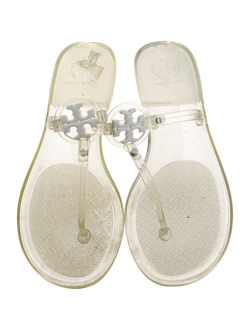 Tory Burch Rubber T-Strap Sandals