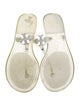 Tory Burch Rubber T-Strap Sandals