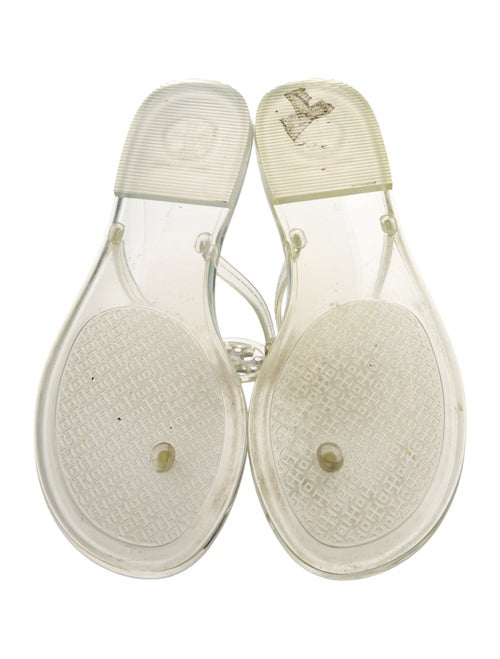 Tory Burch Rubber T-Strap Sandals