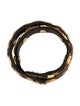 Tory Burch Leopard Print Double Wrap Bracelet