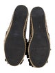Tory Burch Leather Leather Trim Embellishment Espadrilles