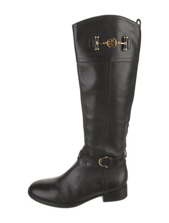 Tory Burch Leather Riding Boots