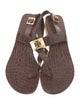 Tory Burch Leather T-Strap Sandals