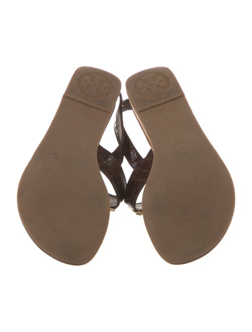 Tory Burch Leather T-Strap Sandals