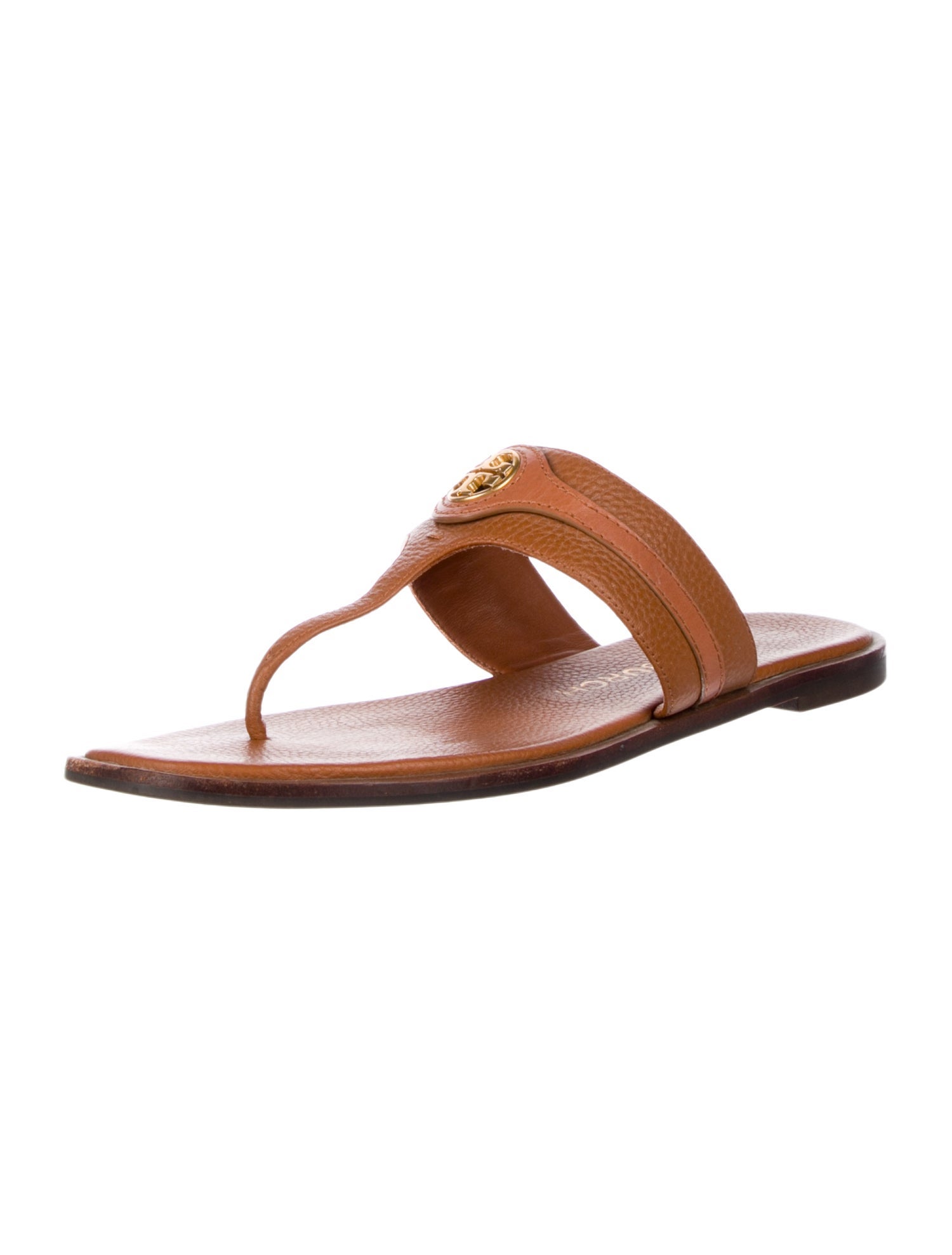 Tory Burch Leather Slides