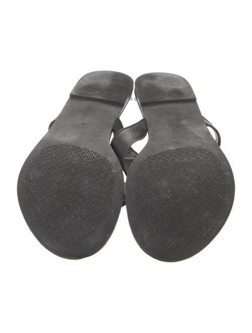 Tory Burch Leather Studded Accents Flip Flops