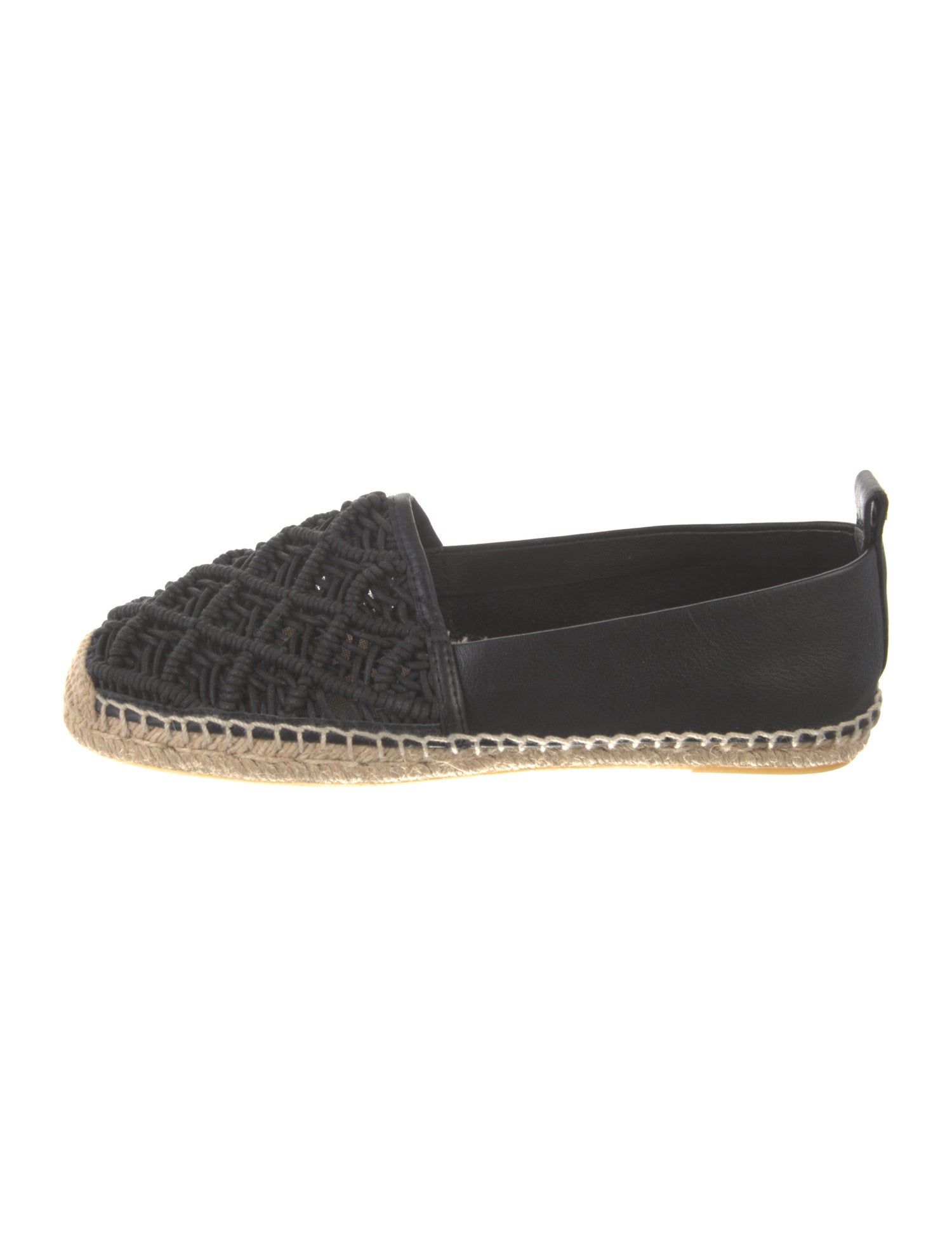 Tory Burch Canvas Lace Pattern Espadrilles