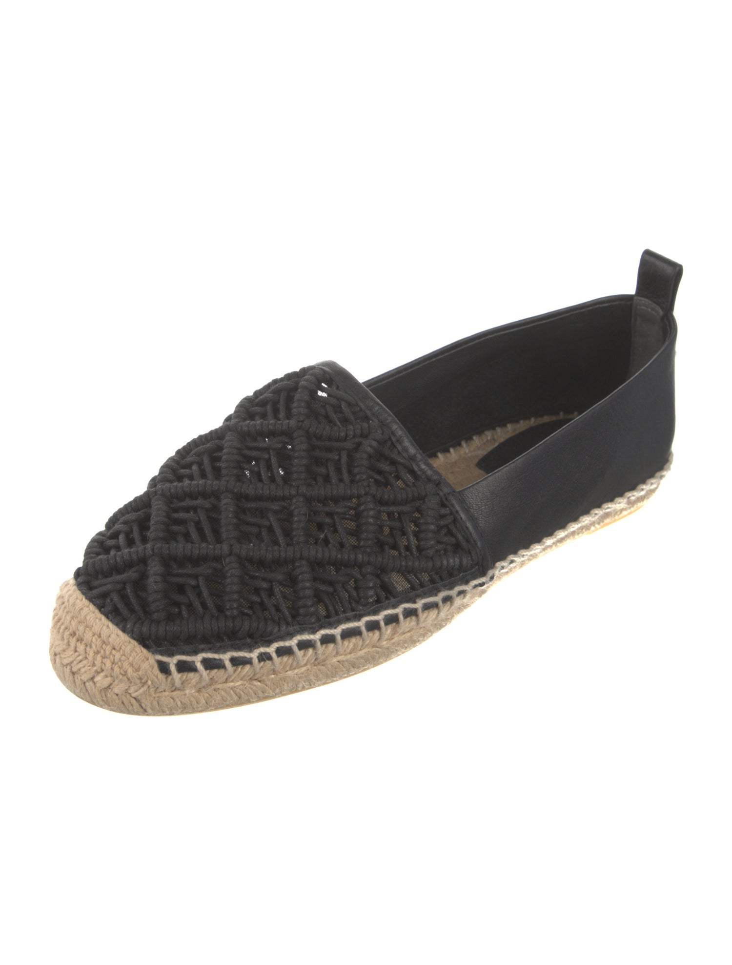 Tory Burch Canvas Lace Pattern Espadrilles