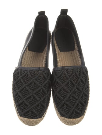 Tory Burch Canvas Lace Pattern Espadrilles