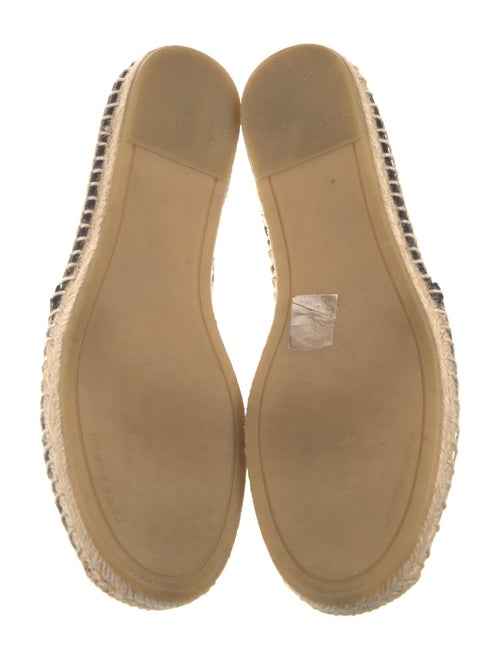 Tory Burch Canvas Lace Pattern Espadrilles