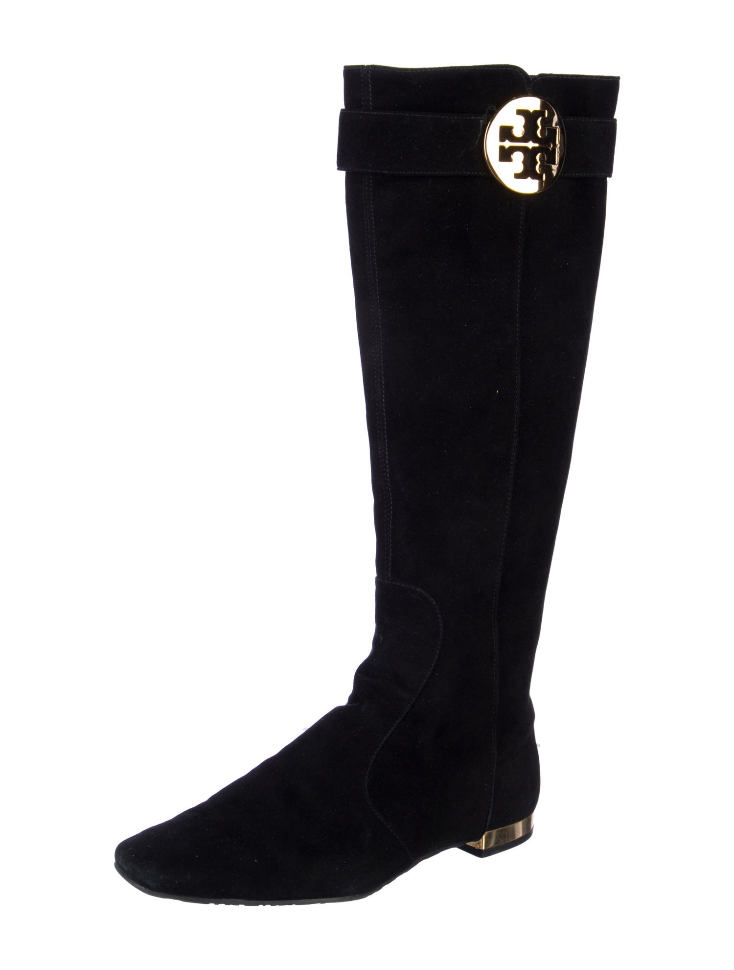 Tory Burch Suede Riding Boots