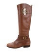 Tory Burch Logo-Embellished Riding Boots