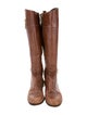 Tory Burch Logo-Embellished Riding Boots