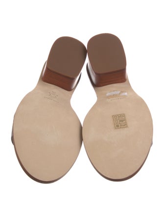 Tory Burch Floral Print Studded Accents Slides