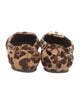 Tory Burch Ponyhair Animal Print Ballet Flats