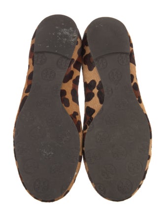 Tory Burch Ponyhair Animal Print Ballet Flats
