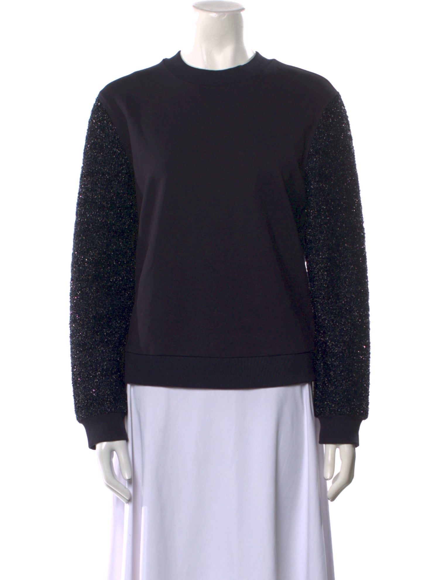 Tory Burch Crew Neck Long Sleeve Sweatshirt