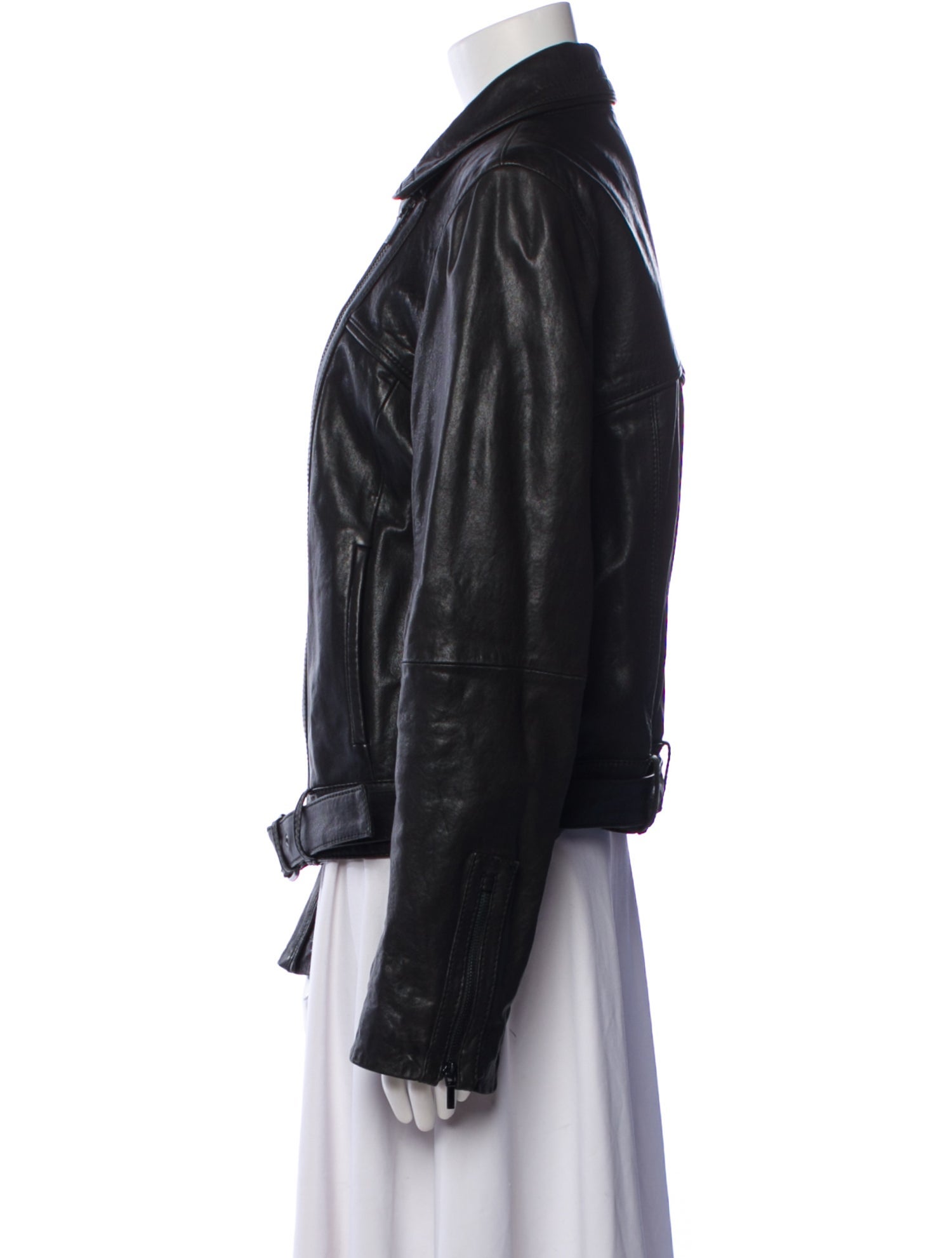 Tory Burch Leather Biker Jacket